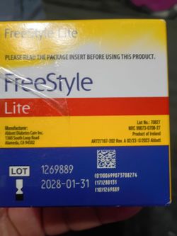 Freestyle lite 100 test strips
