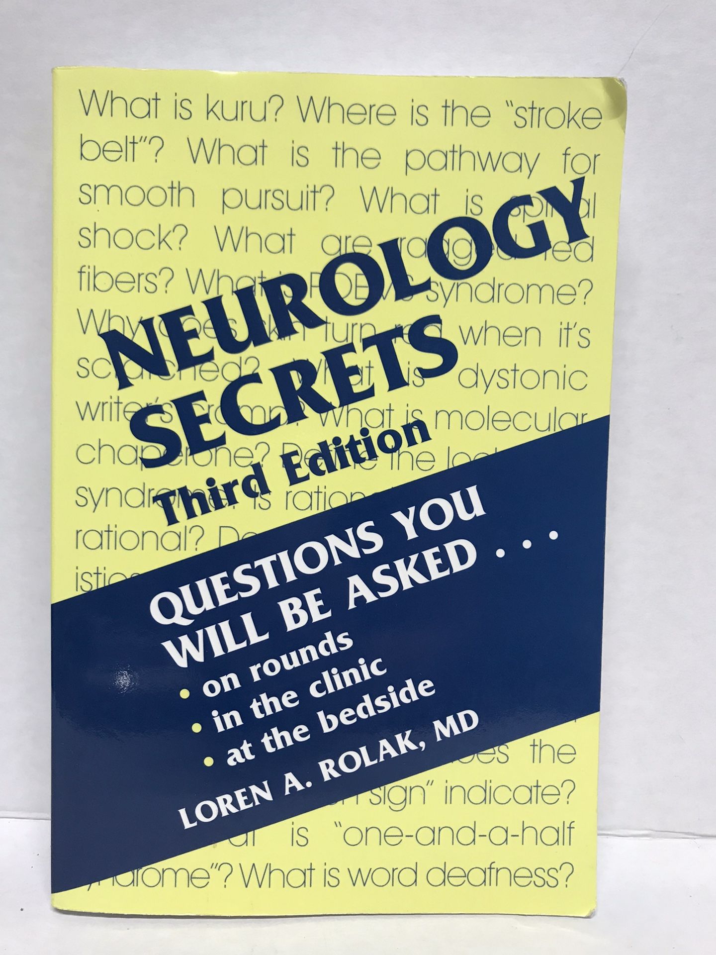 neurology secrets 3rd edition book
