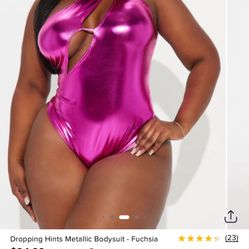 Metalic Bodysuit ! Size 1X