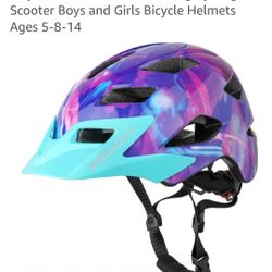 Exclusky kids bicycle, skating, scooter, boys girls helmet