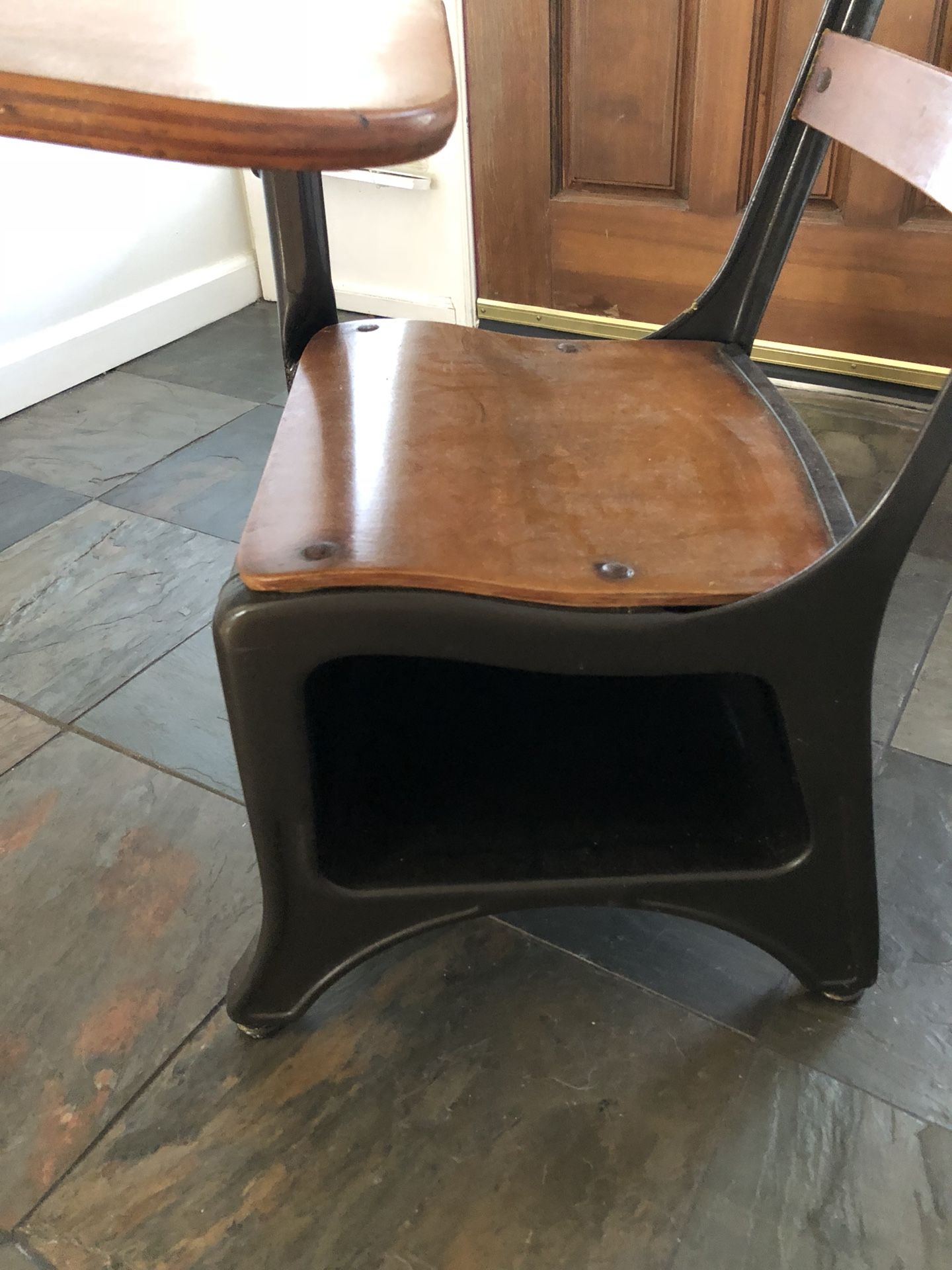Vintage student desk