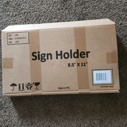 Sign holder