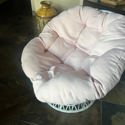 Pink Papasan Chair