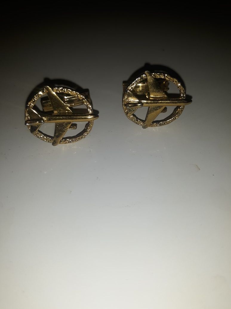 Vintage airplane/jet ? Cufflinks