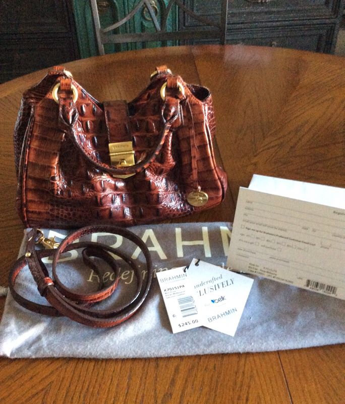 Authentic BRAHMIN Bag BRAHMIN. The Celebrity Leather Bag BRAHMIN for Sale  in Lawrenceville, GA - OfferUp