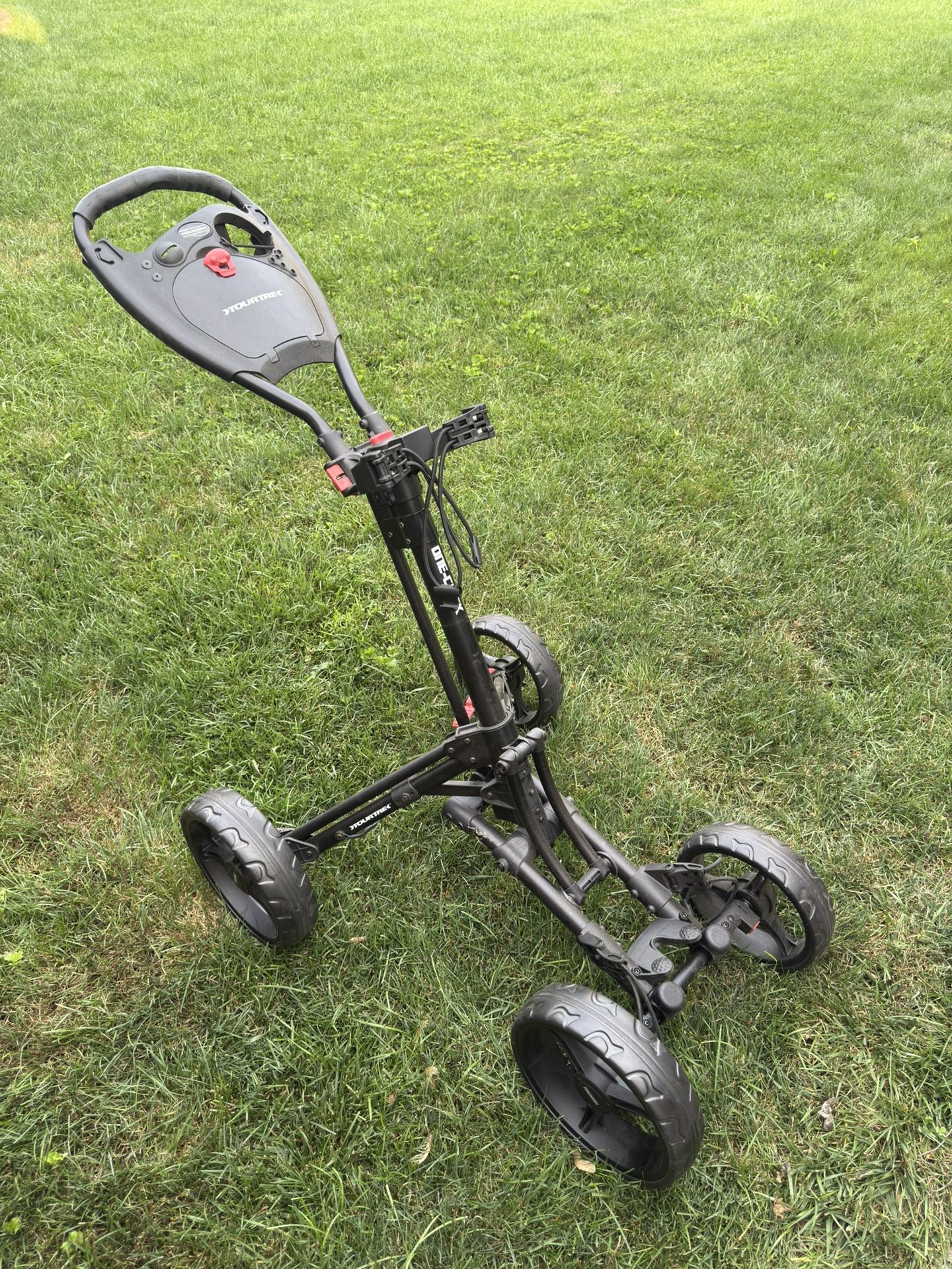 TourTrek One-Click 4-Wheel Push Cart