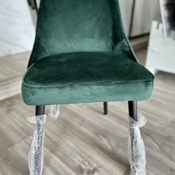 Velvet Green Dining Chair Only $85
