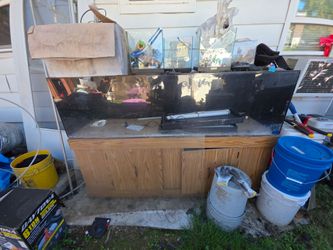 Fish tank with filters and rocks for 300 or best offer