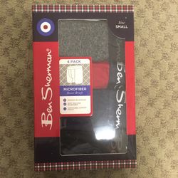 NWT Ben Sherman Microfiber boxer briefs 4pack size S M L XL