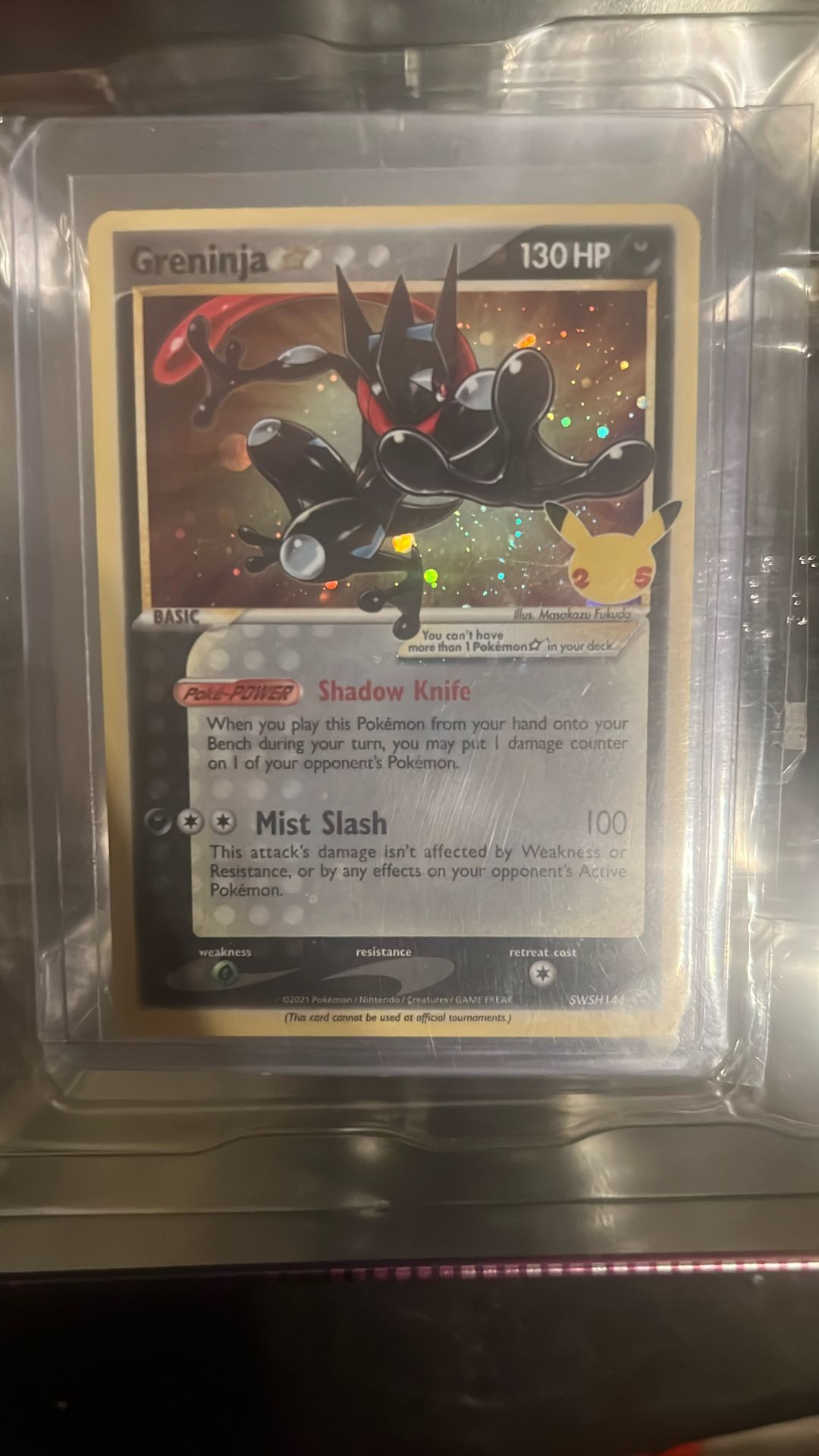 Greninja Star SWSH144 Celebrations Promo