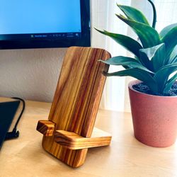 Universal Wood Phone Stand