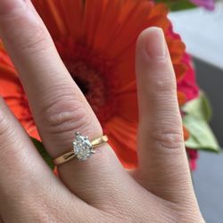14k Lab Grown Diamond 