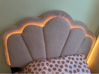 Led twin bed frame