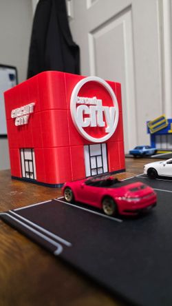 Circuit City 1:64 diorama  3D printed