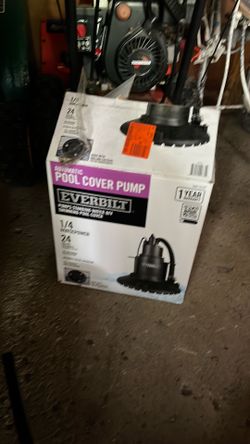 Pool cover pump