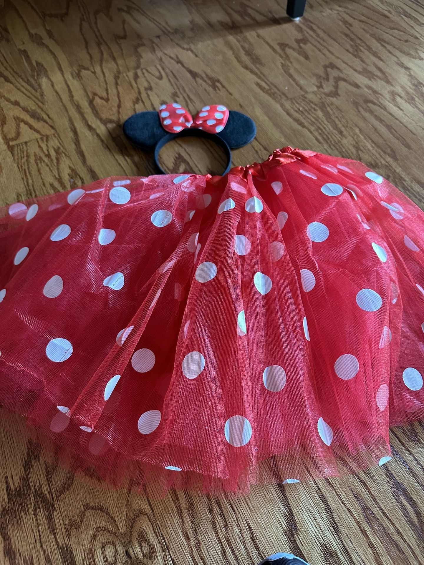 Mini Mouse Tutu And Ears Costume