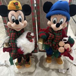 Mickey & Minnie figurines 
