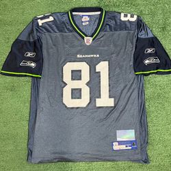Vintage 2000s Seattle Seahawks #81 Burleson jersey