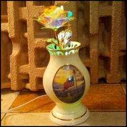 Thomas Kinkade Ceramic Lamp 