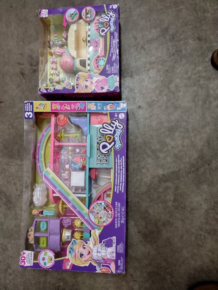 Playset – Polly Pocket – Polly – Shopping Center Doces Surpresas