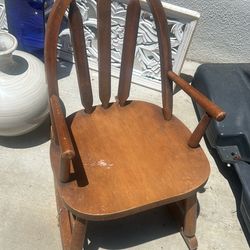 Child’s Rocking Chair Vintage Antique 