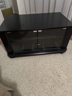 TV Stand With Glass display