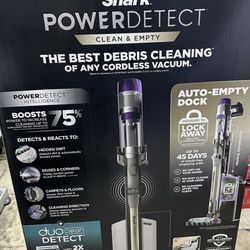 Vaccum Shark Power/detect Clean& Empty New