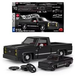 Brick black Silverado Hot Wheels 