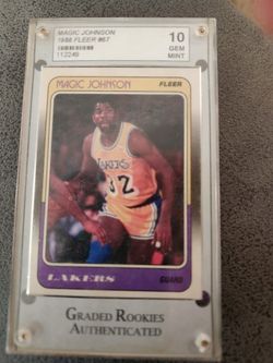 Magic Johnson 1998 Fleer Gem Mint Grade 10