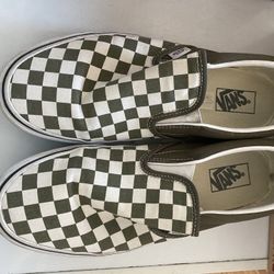 Vans Army Green Checkered 