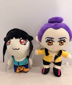 K Pop Plush Dolls Set Romi & Zoe 10” Anime style