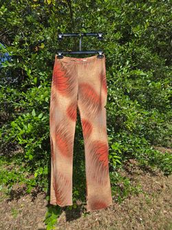 Vintage Prada Mesh Flare Pants – Unauthenticated – Rare Y2k