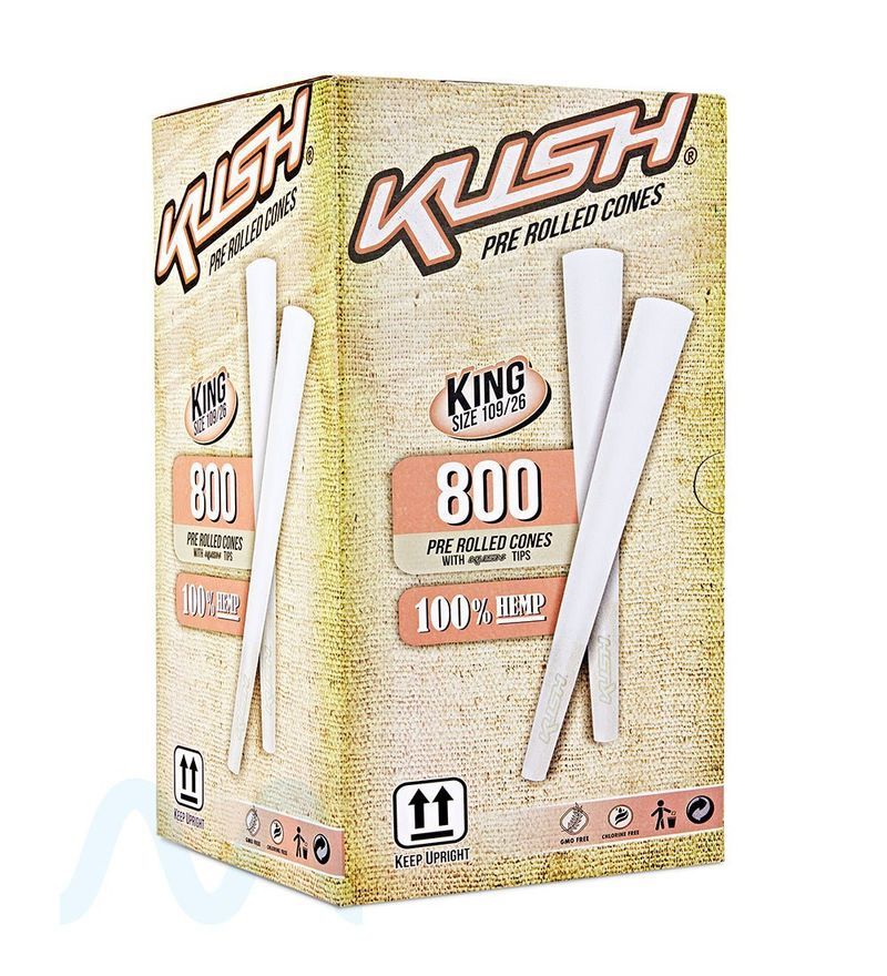 Kush ‘Retail Display’ King Filter Cones 800 Ct