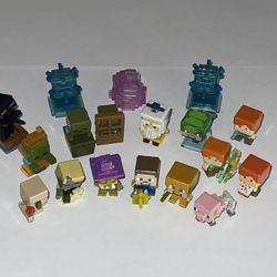 Minecraft Mini Figure Lot 33 Items 