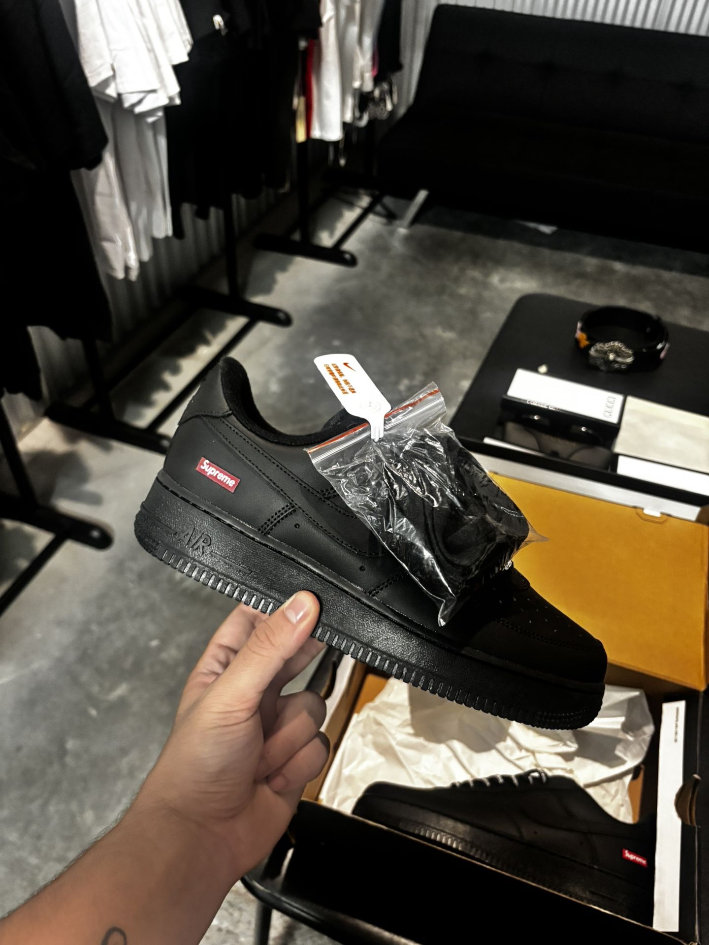 Supreme x Nike Air Force 1 Low βBlackβπ₯