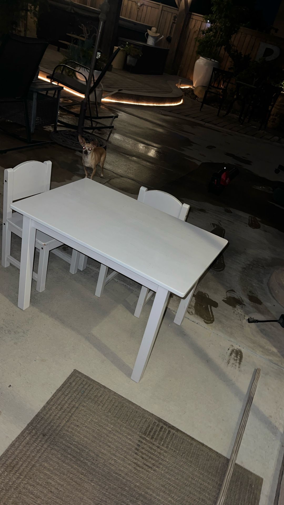 Kids 2chairs And Table Grey