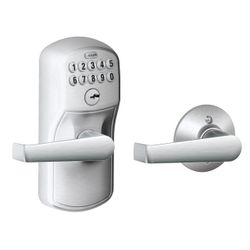 Schlage Plymouth Keypad Lock with Lever Handle