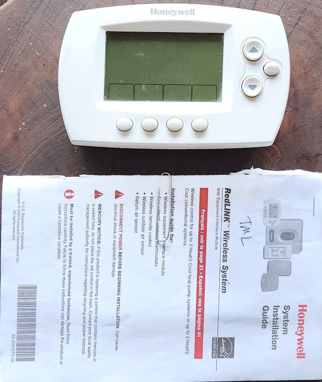 Honeywell Wireless Thermostat