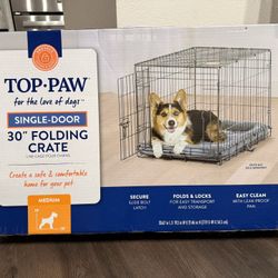 Top Paw 30” Folding Crate