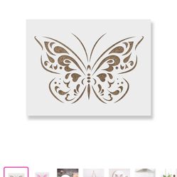 Brand New Butterfly Stencil 