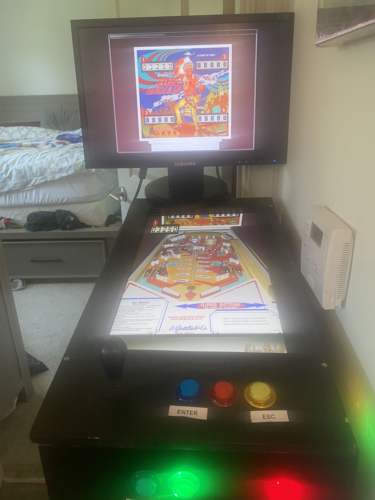 Pinball And Arcade Machine. Virtual Pinball