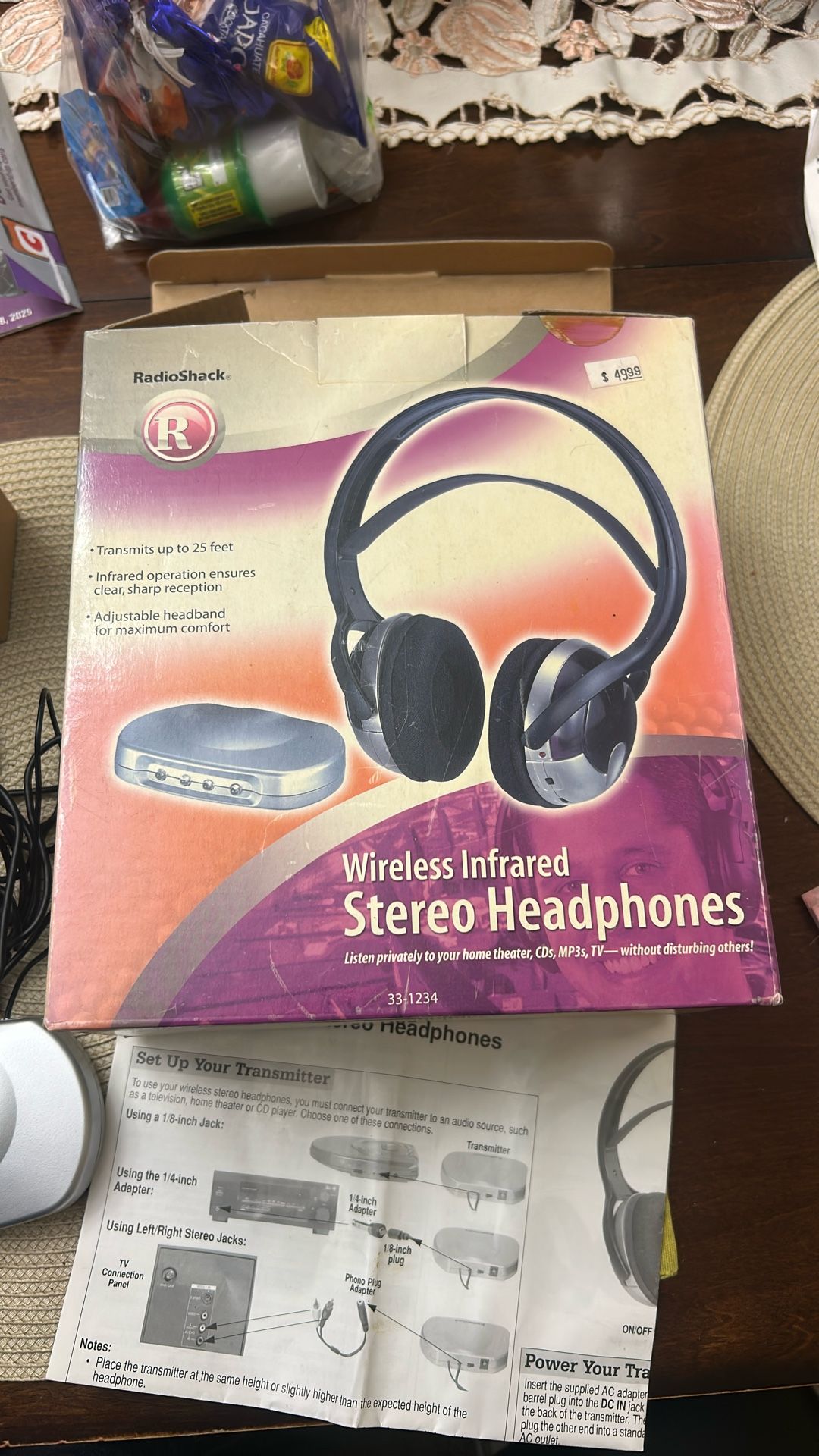 RadioShack Infrared Wireless Stereo System