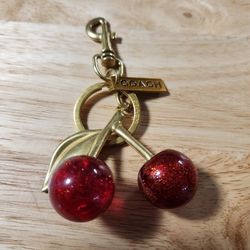Beautiful Stylish Cherry Women's Purse Charm 