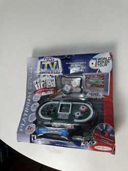 World Poker Tour Plug and Play TV Game Platinum Series - In Box -