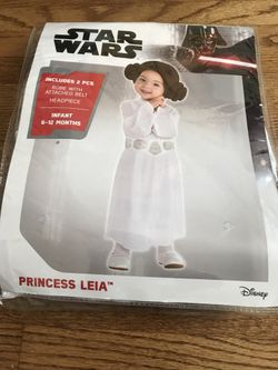 Princess Leia costume size 6-12 months