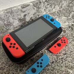 Need Gone Today Nintendo Switch + 2 Sets of Joy Cons 