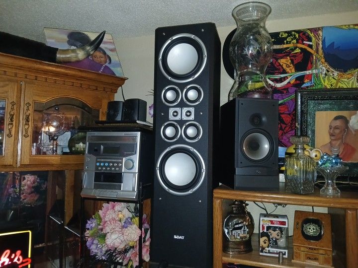 Sdat Surround Sound Theater Speakers