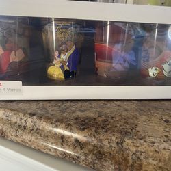Beauty & The beast Glass Tumblers 