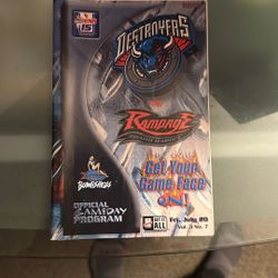 Buffalo Destroyers Official GameDay Program 2001