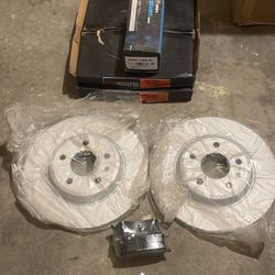 R1 Concepts Rear Brakes and Rotors Kit Set Fit 09-12 Audi Q5 